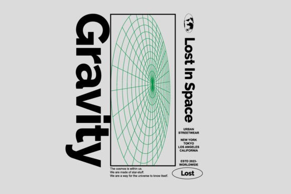 Gravity T-shirt Design Templates: Your Streetwear Collection's New Foundation