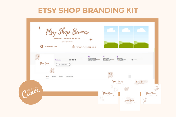 Master Your Etsy Branding Kit with Canva Templates