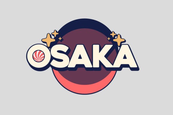 Osaka Japan T-shirt Design Templates: Urban Aesthetics for Modern Brands