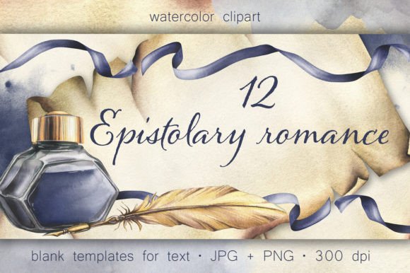Rediscovering the Art of Correspondence with Vintage Watercolor Templates