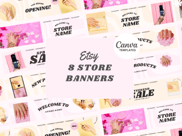 Revive Your Etsy Shop With Y2K Banner Templates