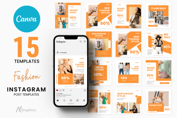 Streamline Your Fashion Brand with 15 New Instagram Templates